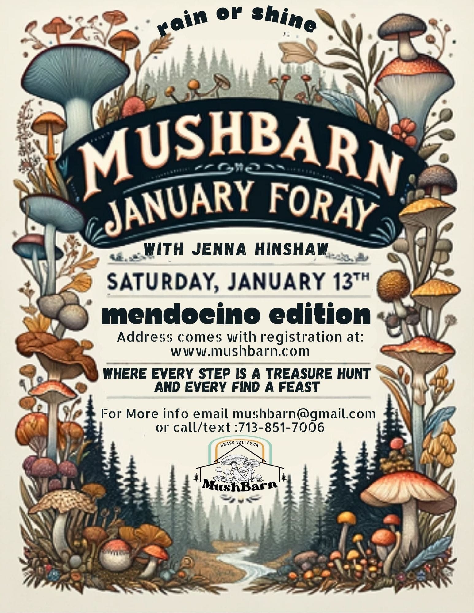 MushBarn January Foray